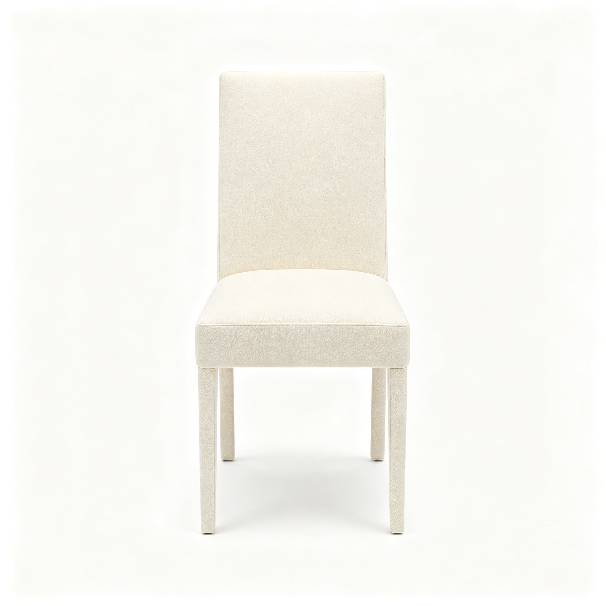Hunter Braed Upholstered Dining Chair with Low Back, Decorative Cream Boucle Home Furniture (Single Pack